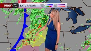 Thursday Late PM Forecast: Line of severe storms likely tonight