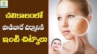 చలికి మీ చర్మం పొడిబారుతుందా? Easy Home Remedies For Skin Care In Winter | Health Tips In Telugu