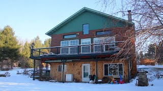 I spent Christmas at a secluded cabin in northern Wisconsin.