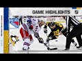 Rangers @ Penguins 3/12 | NHL Highlights 2023