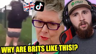 AMERICAN Reacts to EXTREMELY BRITISH TikTok's *HILARIOUS*