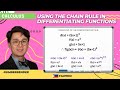 Pag gamit ng Chain Rule Sa Pagkuha ng Derivative ng Function | Calculus | Paano?