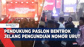 Nyaris Bentrok, Pendukung Pasangan Calon Bupati Jember Saling Adu Yel