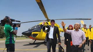 "Watch Video: Kaizer Chiefs' New Coach Arrives Today via Helicopter, Received with Great Joy Today