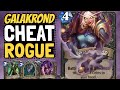 GALAKROND ROGUE CHEATS!! Busted Plays with Umbral Skulker! | Descent of Dragons | Hearthstone