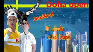 Jiri Lehecka  vs Jack Draper    (SF)   🏆 ⚽ Dubai Open (21/02/2025) 🎮 gameplay Tiebreaker