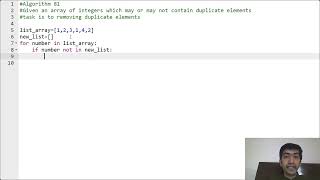 "Python Algorithm: Remove Duplicates from an Unsorted Array-GeeksforGeeks