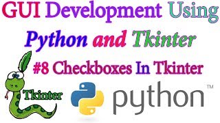 CheckBox and CheckButtons in Tkinter - Python GUI using Tkinter In Hindi #8