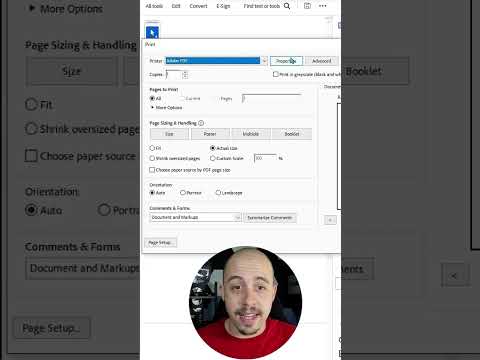 Resize a PDF with Adobe Acrobat Pro DC #accessibility #howto #shorts