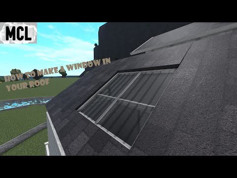 How To Put A Window On Your Roof In Bloxburg! - YouTube