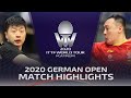 Ma Long vs Xu Chenhao | 2020 ITTF German Open Highlights (R16)