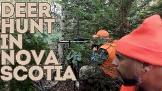 Nova Scotia deer hunt with a muzzleloader