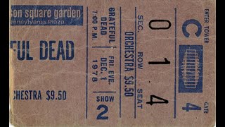 Grateful Dead 1979-01-08 [Mon]Madison Square Garden, New York, NY LiveGrateful.net