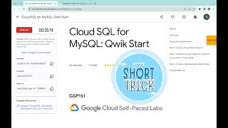 Cloud SQL for MySQL: Qwik Start || #qwiklabs || #GSP151 || [With Explanation🗣️]
