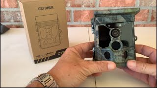 CEYOMUR TRAIL CAMERA CY95 SET UP #ceyomur #trailcam #trailcam