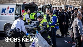 At least 3 killed in shooting at Jerusalem bus stop, Israeli police say