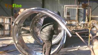 How to Make Stainless Steel Sculptures - Detailed Process from You Fine Art Sculpture