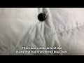 【with english subtitles】moncler down color transfer stain removal【 moncler （モンクレールダウン）色移り染み抜き 】