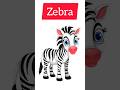 I am Zebra / Wild Animals Names #zebra