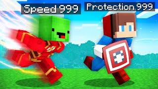 OVERPROTECT Speedrunner vs OVERSPEED Hunter in Minecraft Maizen!