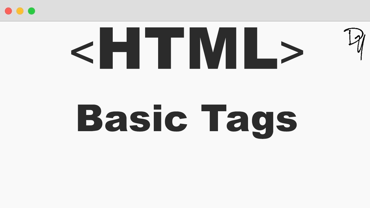 Html Basic Tags 03 Youtube Html Basic Tags 03 Youtube