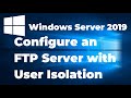 65. Configuring an FTP Server with User Isolation on Windows Server 2019