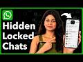 How To Hide Any WhatsApp Chats (2026) | How to Hide Locked Chats on WhatsApp? | #whatsappchathide
