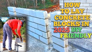 How to Lay Concrete Blocks in 2025 DIY BEGINNERS FRIENDLY Step by Step Guide