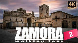 🇪🇸[4K] ZAMORA Walking Tour PART 2 | Romanesque Jewel | Castile and Leon | Spain | March 2021