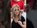 cutting the fringe in a topper natural attached hair hair lux