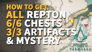 Repton All Wealth, Artifacts, Chests, Treasures Assassin's Creed Valhalla