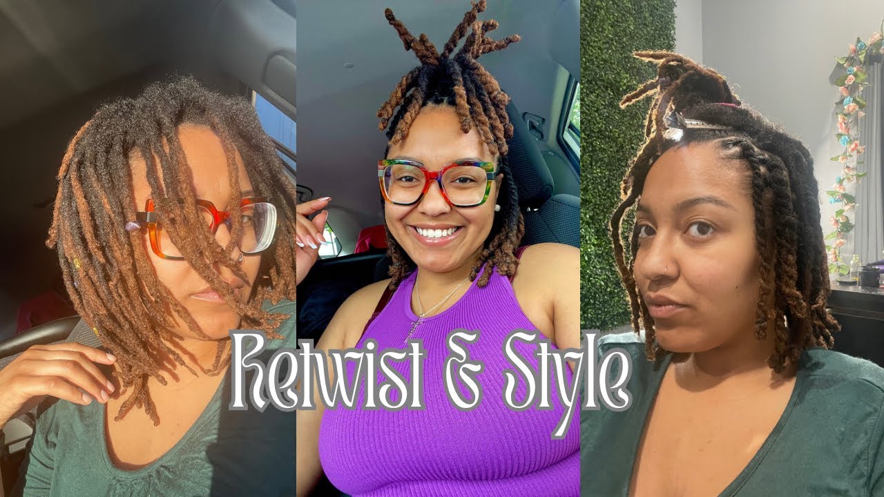 Retwist Style Loc Journey Youtube Retwist Style Loc Journey Youtube