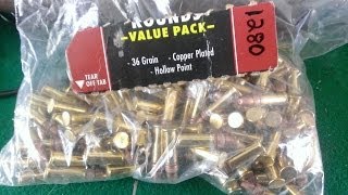 22LR velocity %  loss from a revolver  (Federal bulk pack)