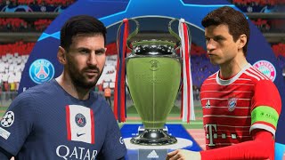 FIFA 23 - PSG vs Bayern Munich - UEFA Champions League 22/23 Round Of 16 | PS5 | Messi #fifa23 #ucl