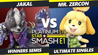 PSS S14:E1 Winners Semis - Jakal (Wolf) Vs. Mr. Zercon (Isabelle) SSBU Ultimate Tournament