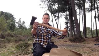 New Gränsfors Bruk axe unboxing.