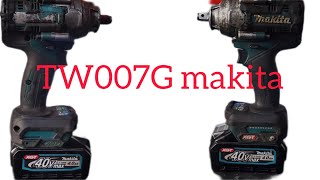 How to TW007G Makita 40Vmax Impact Wrench lossening the bolt