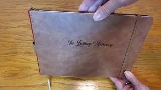 Funeral Guest Book For Memorial Service Ideas