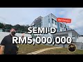 RM5,000,000 SEMI-D dgn 12,000sf EXTRA LAND ! Harmoni Park BESAR 100x115ft FREEHOLD di Dengkil Sepang