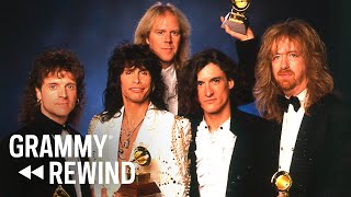 Watch Aerosmith Win Best Rock Performance In 1991 | GRAMMY Rewind