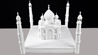 How To Make A Model Of Taj Mahal-DIY Thermocol Taj Mahal