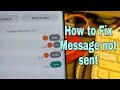 How to Fix Problem, Massage not send. All Samsung phones.
