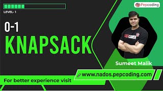 0-1 Knapsack Problem Dynamic Programming Solved with Code | Dynamic Programming Interview Questions