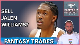 NBA Fantasy Basketball: Buy Low, Sell High - Capitalize on Jalen Williams #NBA #fantasybasketball