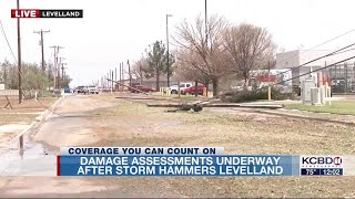 Damage assessments underway after severe storms hit Levelland