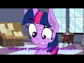 twilight sparkle what are you grumbling about stomach growls