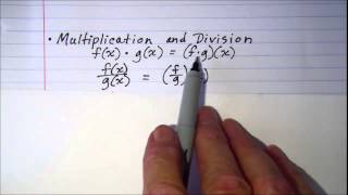 Arithmetic Operations on Functions