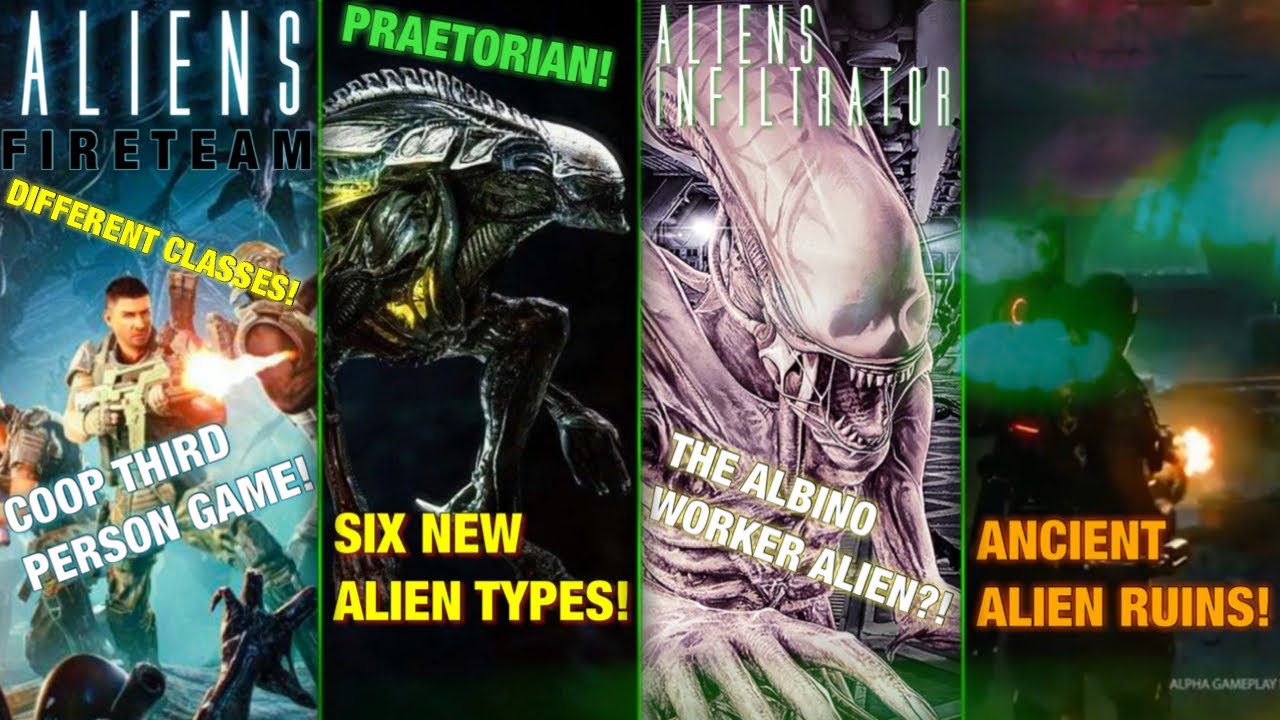 New Aliens Fireteam Announced SIX NEW ALIEN TYPES AND ALIENS ...