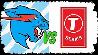 Battle for the YouTube crown: MrBeast Vs T-series Subcribers wars