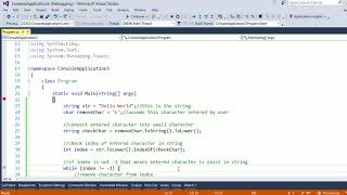 Remove any given character from a String in C#